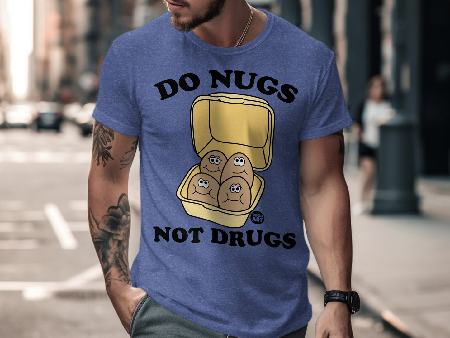 Do Nugs Not Drugs Humorous Graphic T-shirt product