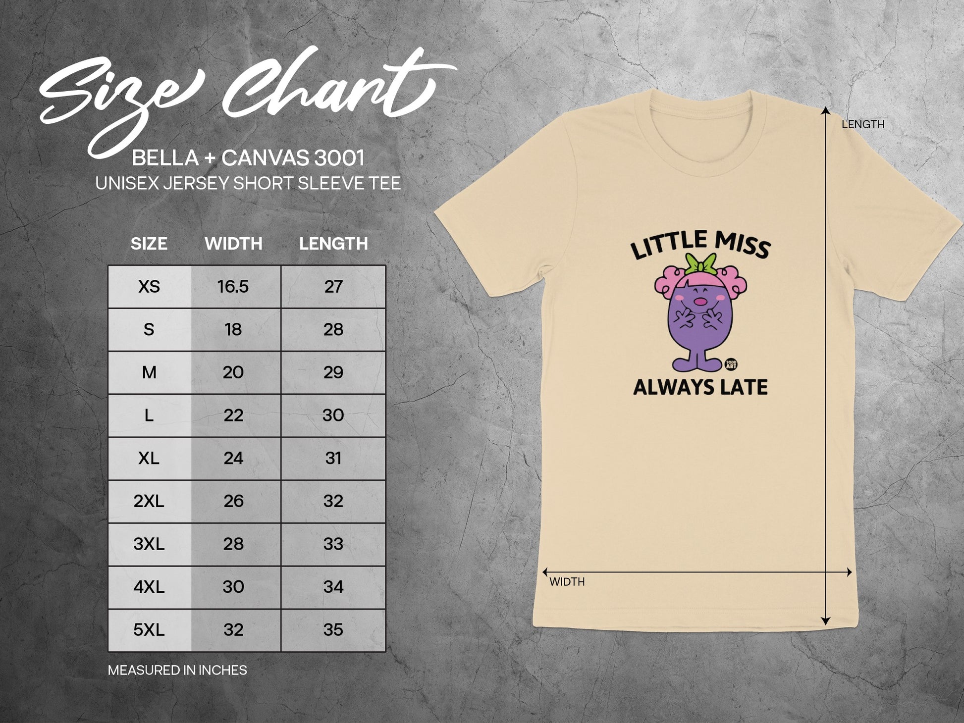 Little Miss Always Late Unisex Jersey Short Sleeve Tee