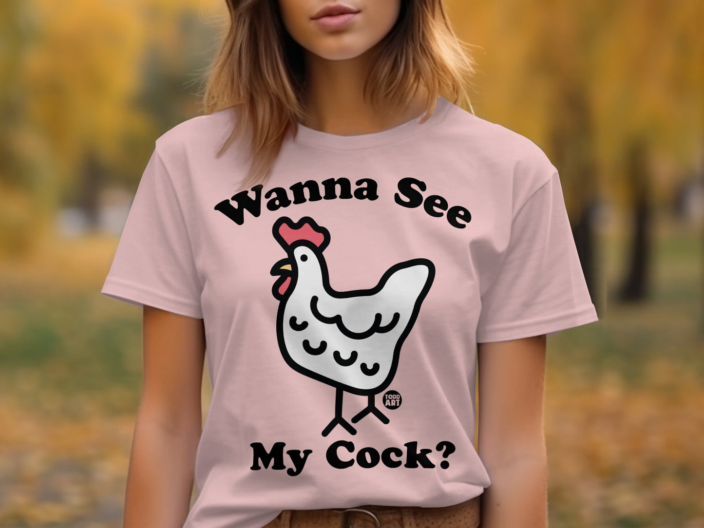 Wanna See My Cock Funny T-Shirt Design product