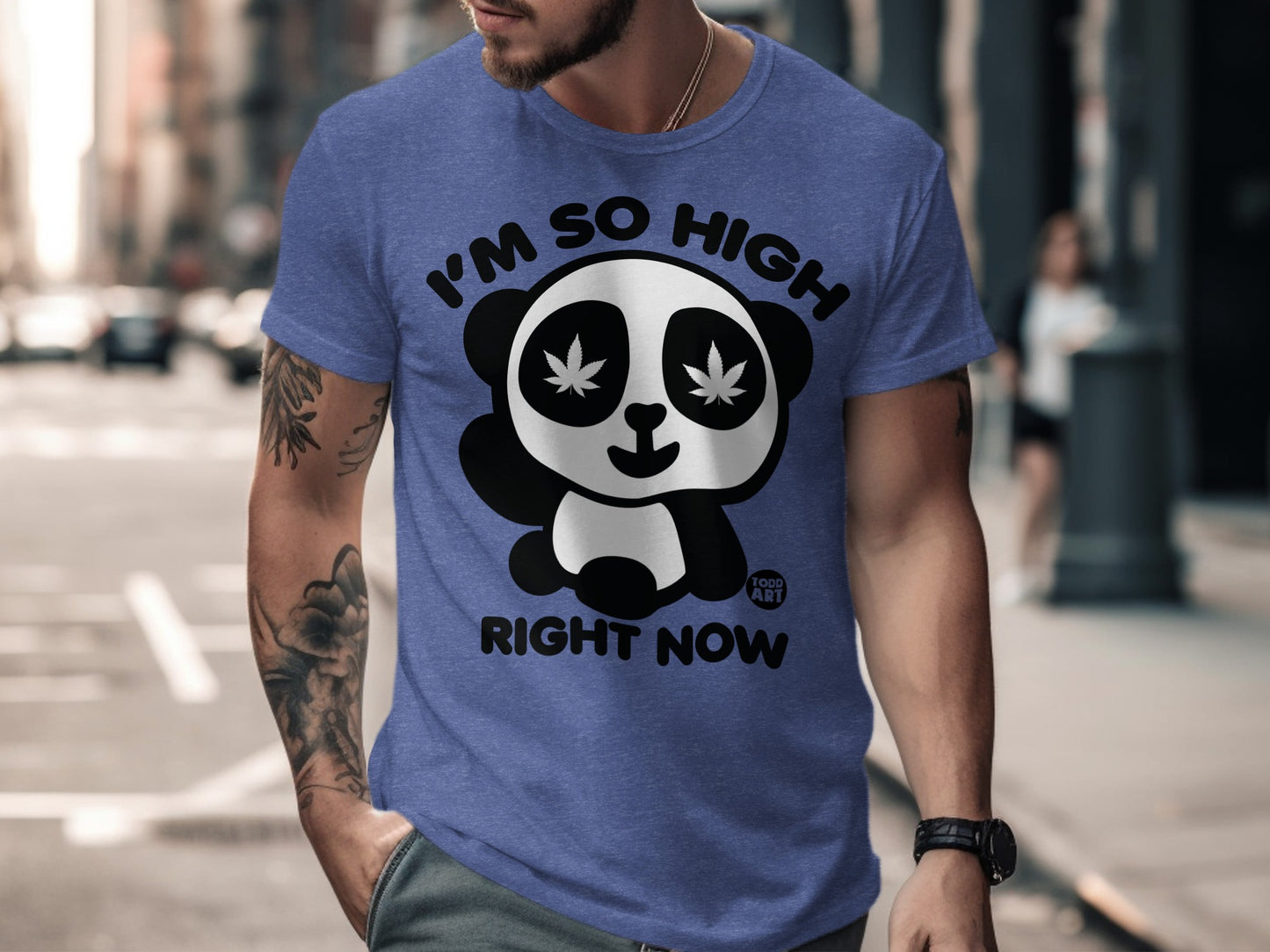 I'm So High Right Now Panda Tee Shirt