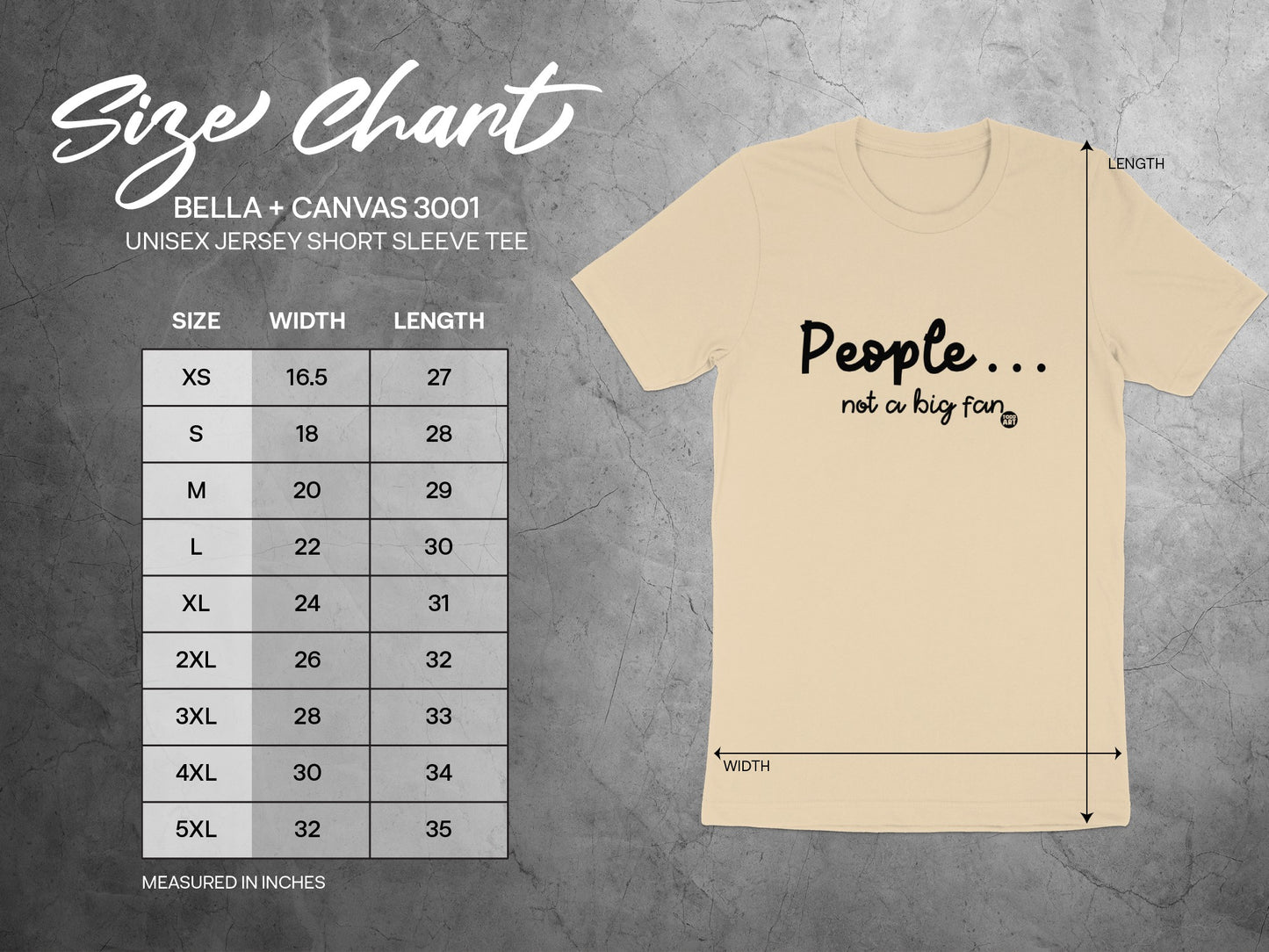 People Not A Big Fan Graphic Tee product