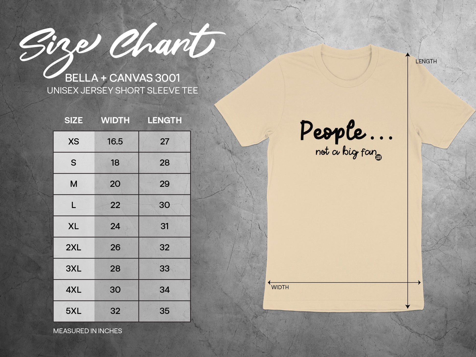 People Not A Big Fan Graphic Tee product