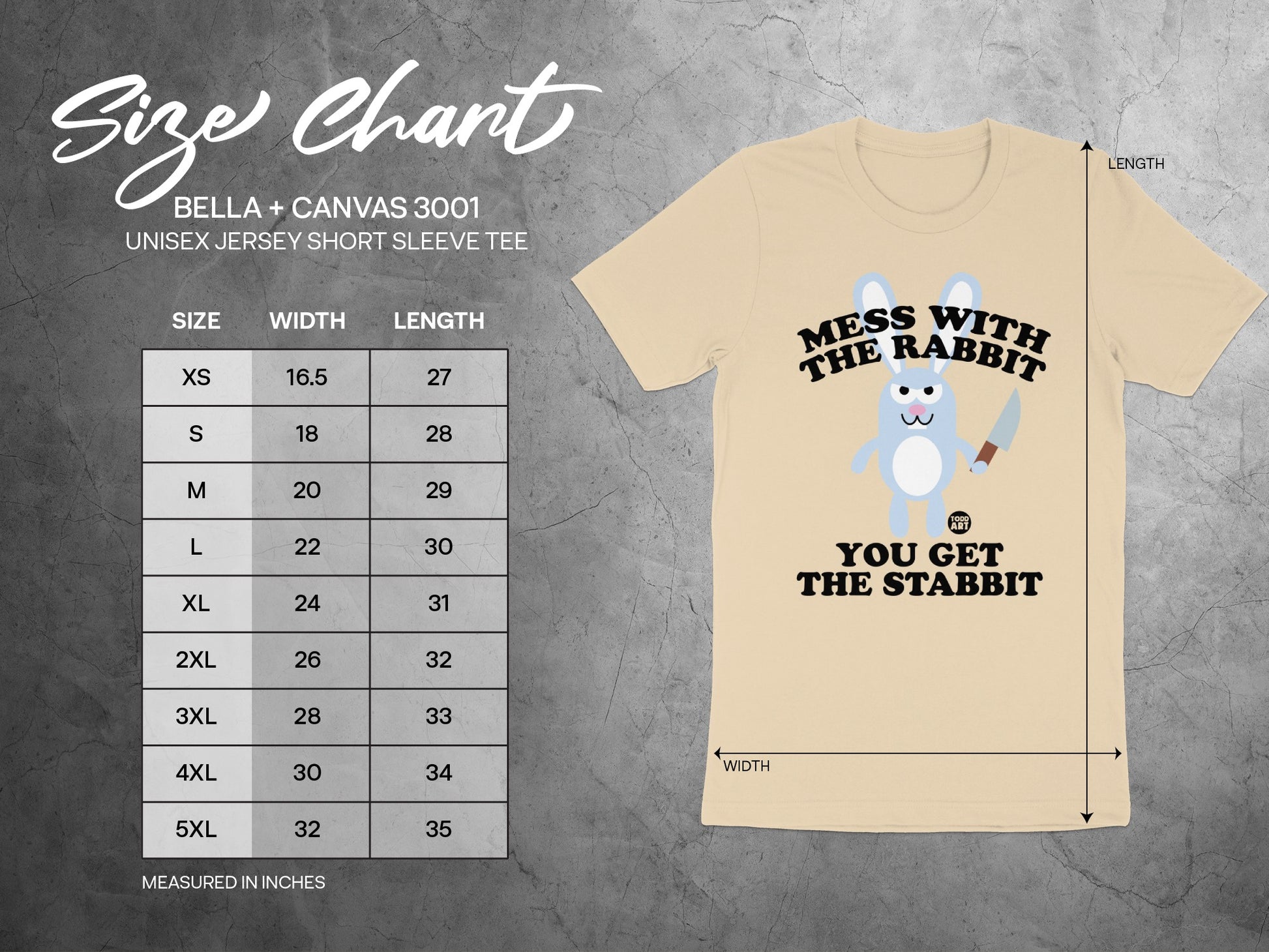 Mess With The Rabbit Get The Stabbit T-Shirt product