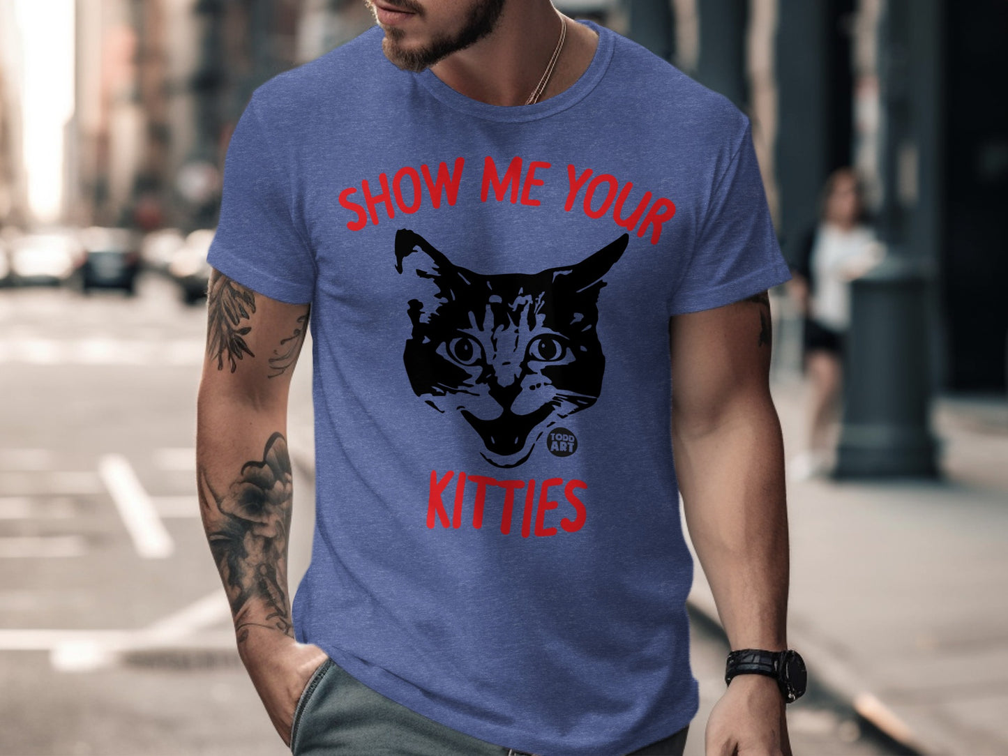 Show Me Your Kitties Cat Lover T-shirt product type