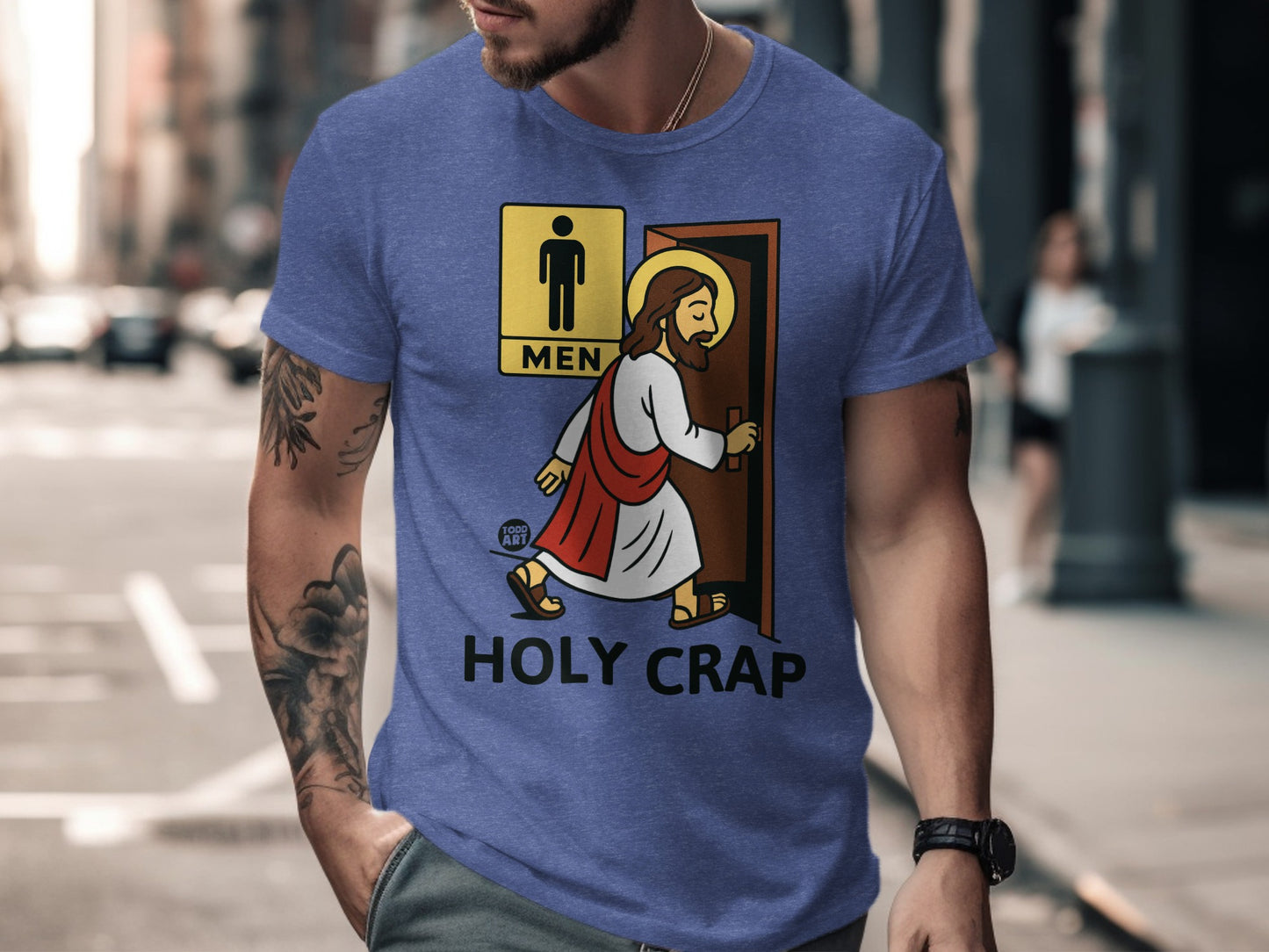 Funny Jesus Meme Holy Crap Men's T-shirt product