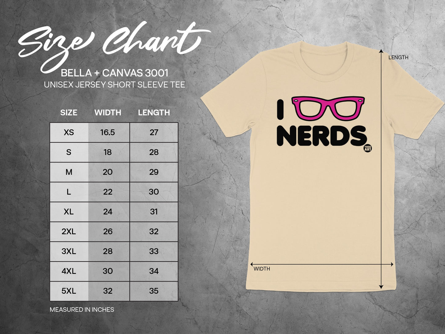 I Nerds Graphic Unisex Tee Short Sleeve product