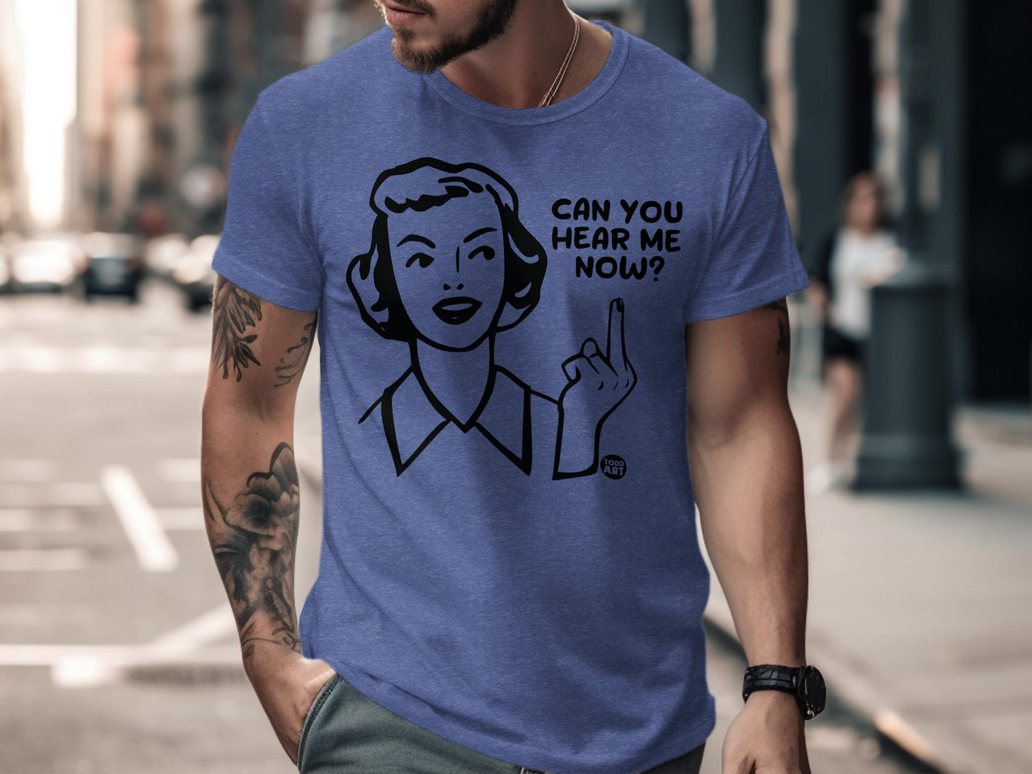 Vintage Style Graphic Tee with Sarcastic Retro Design