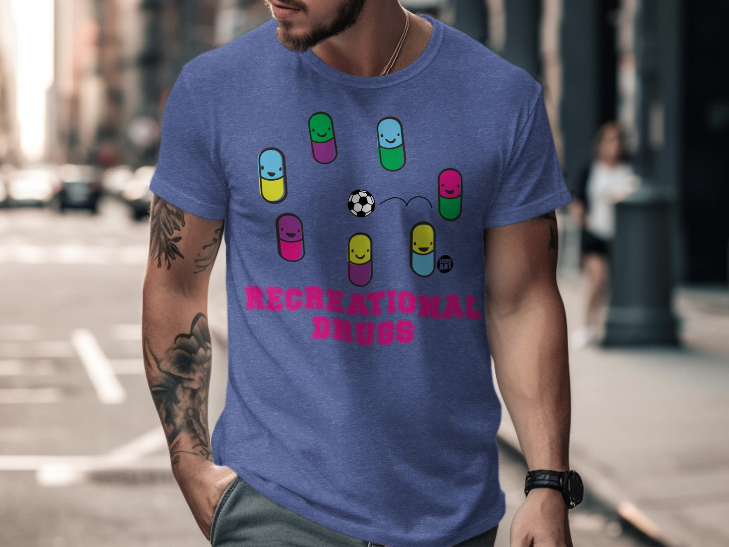 Recreational Drugs Graphic Tee for Fun T-Shirt