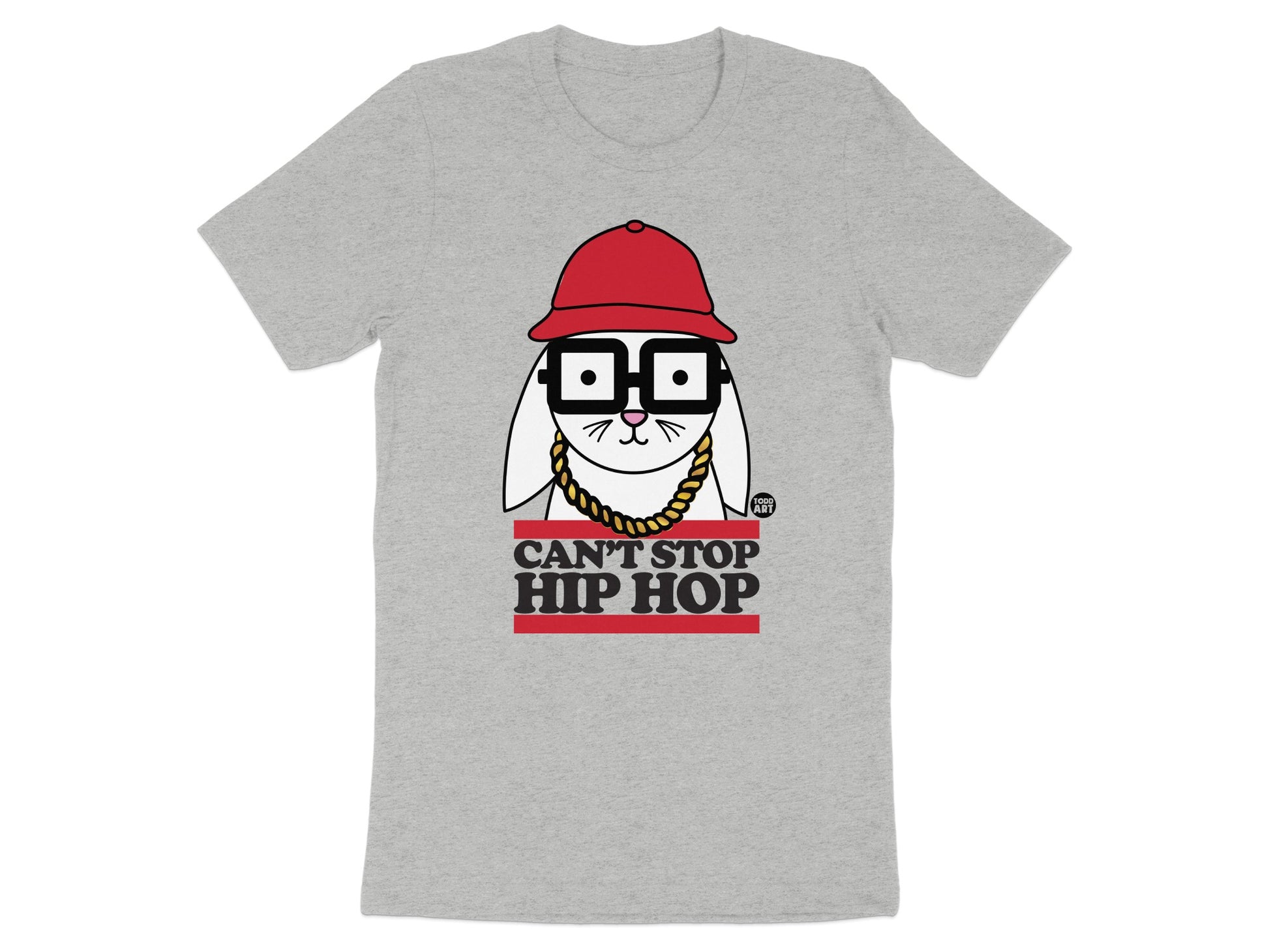Can't Stop Hip Hop Rabbit Graphic T-Shirt product type