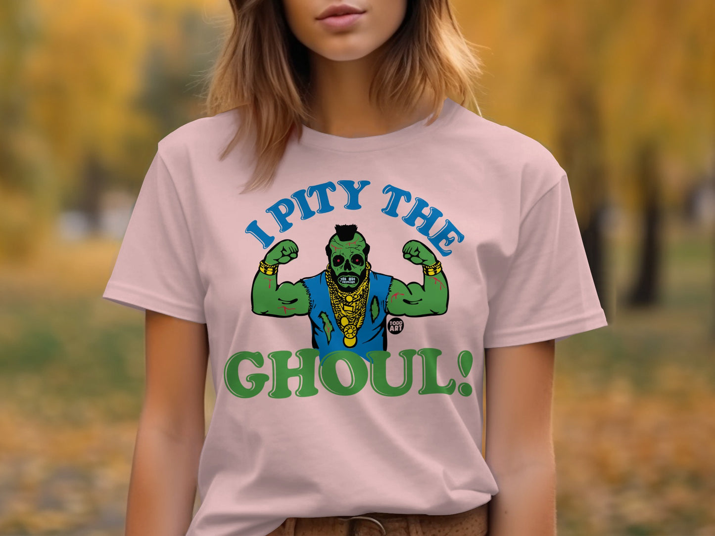 I Pity The Ghoul Halloween Zombie Graphic Shirt