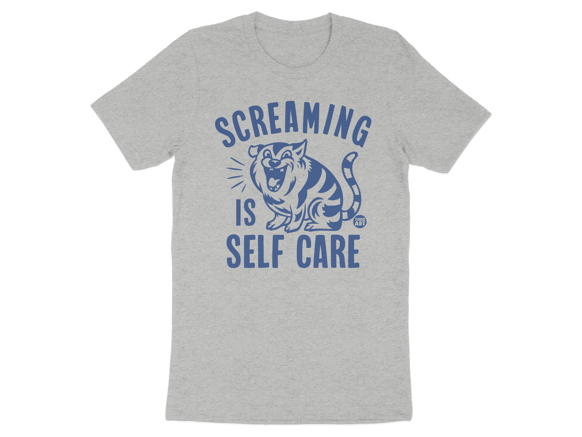 Screaming is Self Care graphic t-shirt