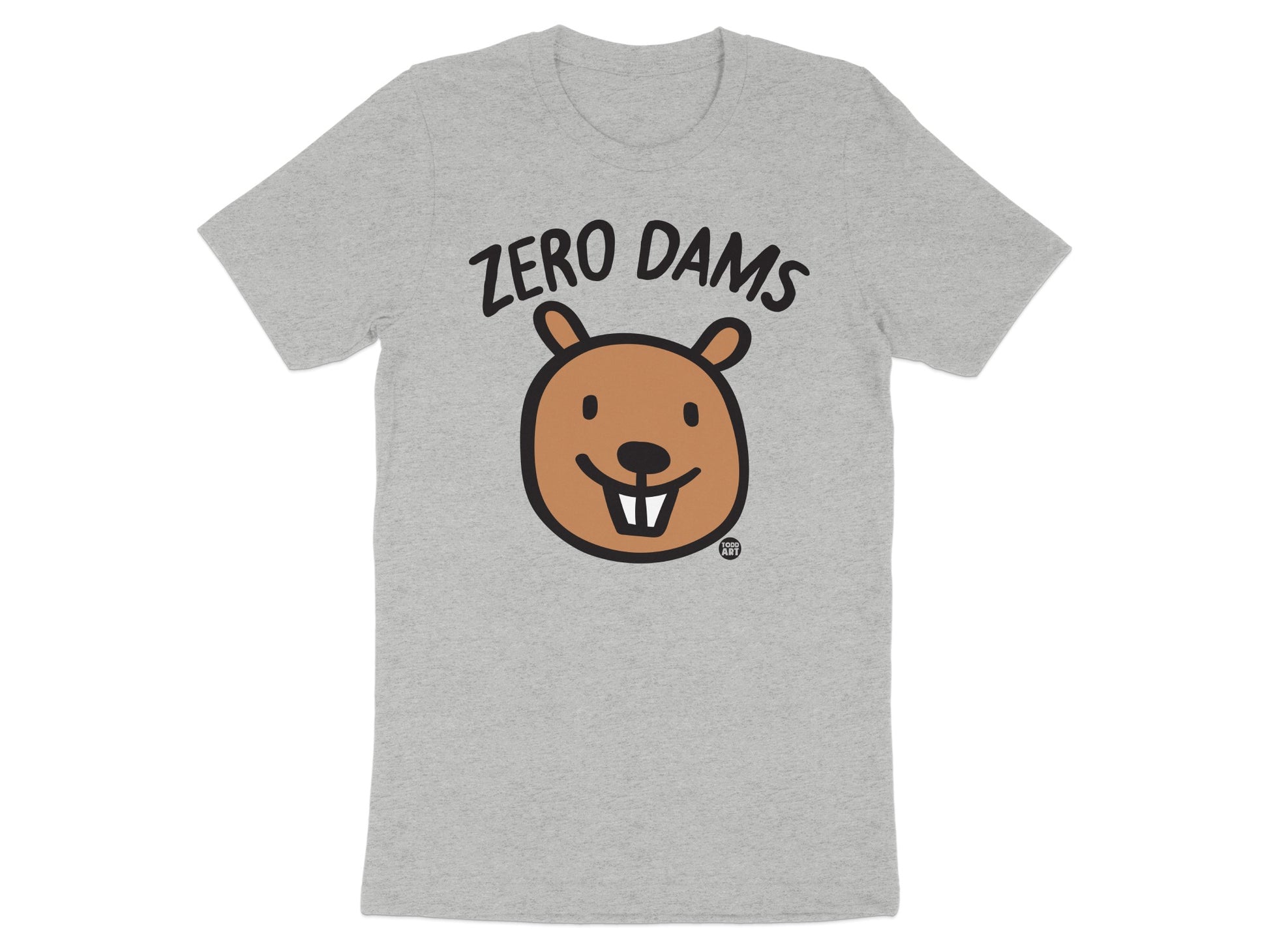 Funny Beaver Zero Dams Graphic T-Shirt product