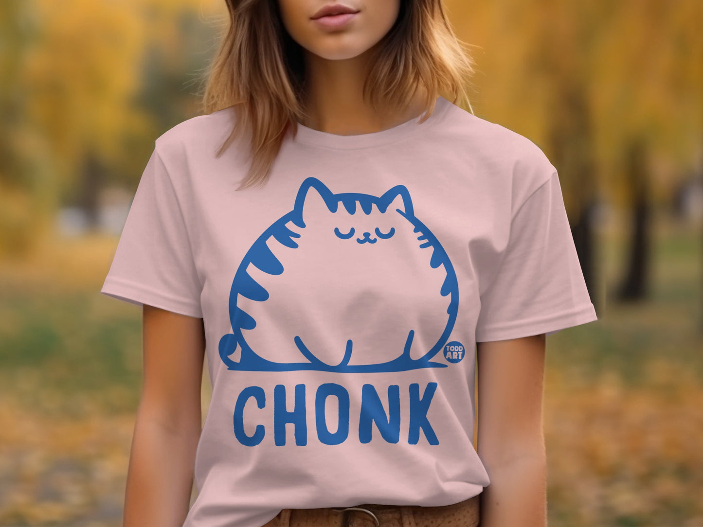 Cute Chonk Cat Graphic Design Shirt product