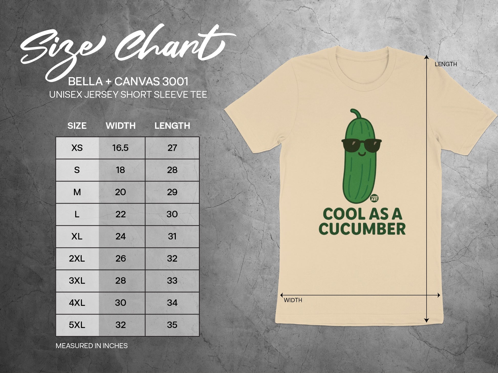 Cool as a Cucumber Unisex Short Sleeve Tee