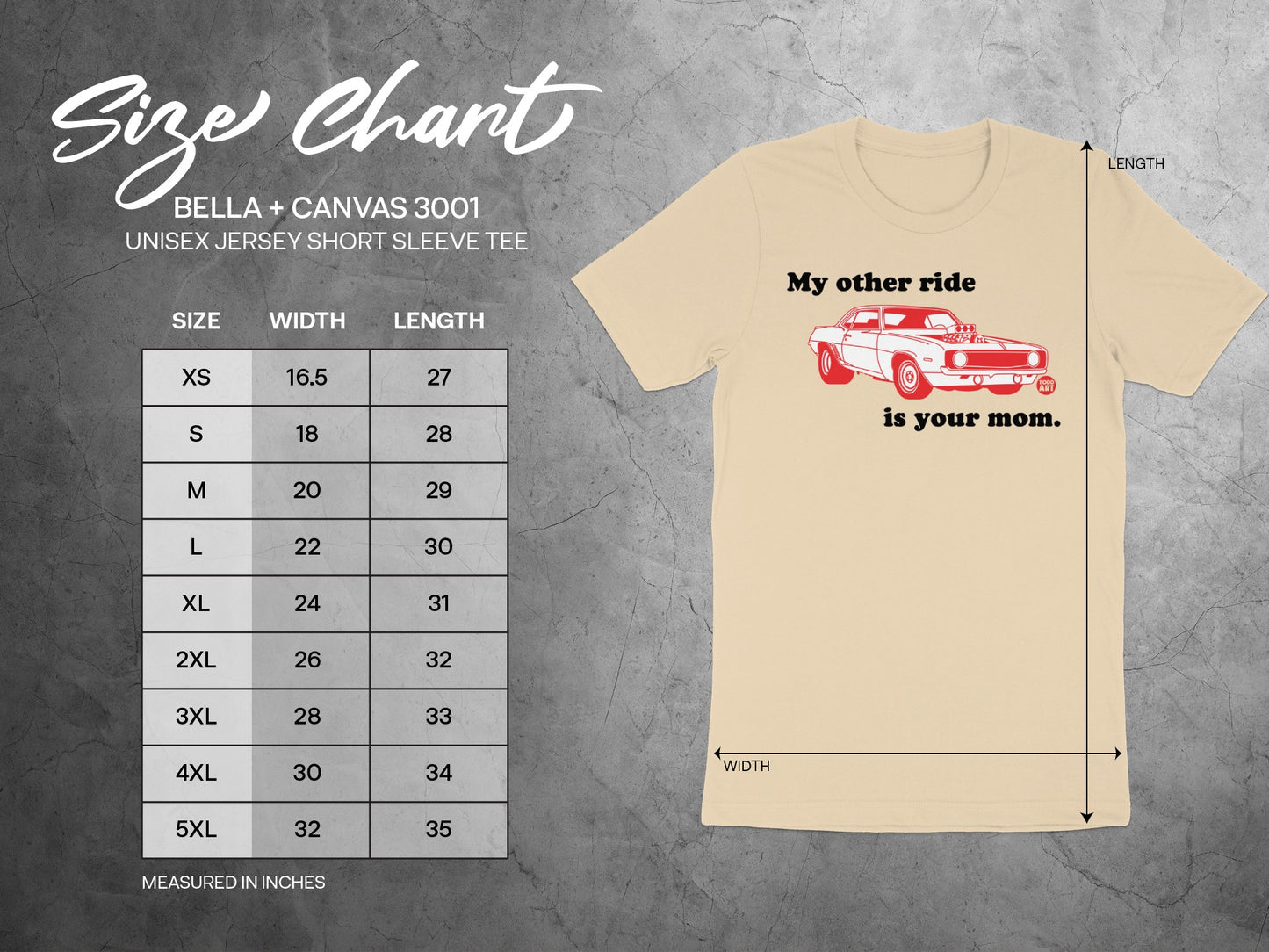 My other ride is your mom graphic tee product