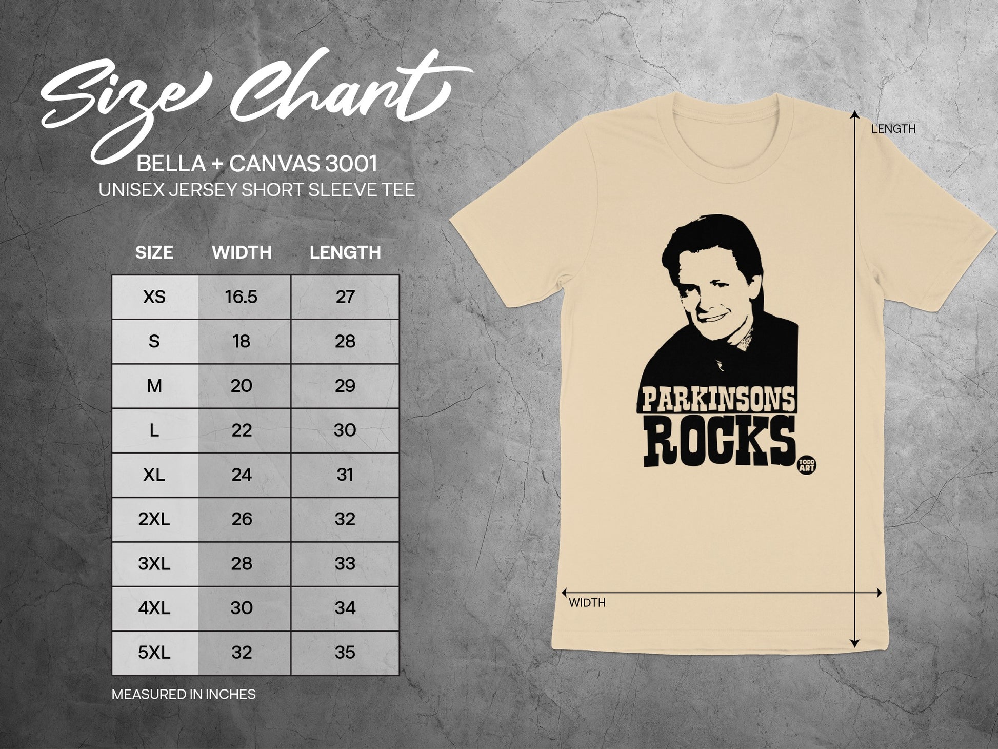 Parkinsons Rocks Unisex Jersey Short Sleeve Tee