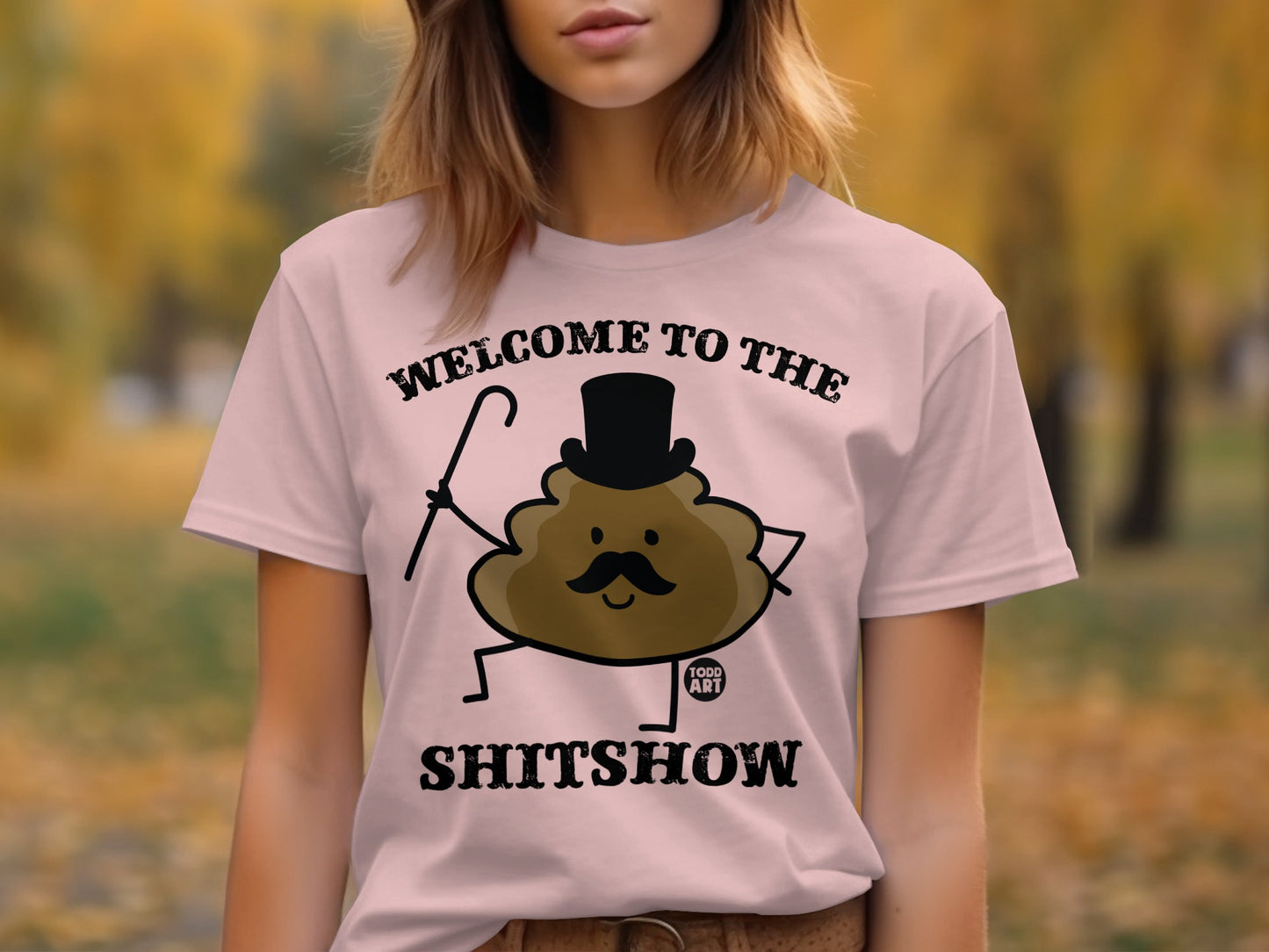 Welcome to the Shitshow Humorous T-Shirt Design