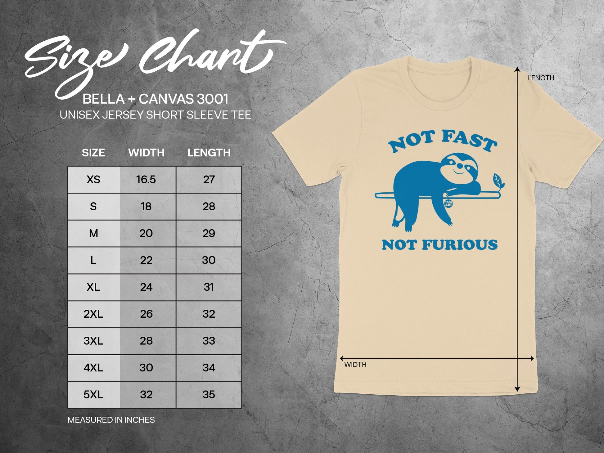 Not Fast Not Furious Sloth Unisex Jersey Short Sleeve Tee