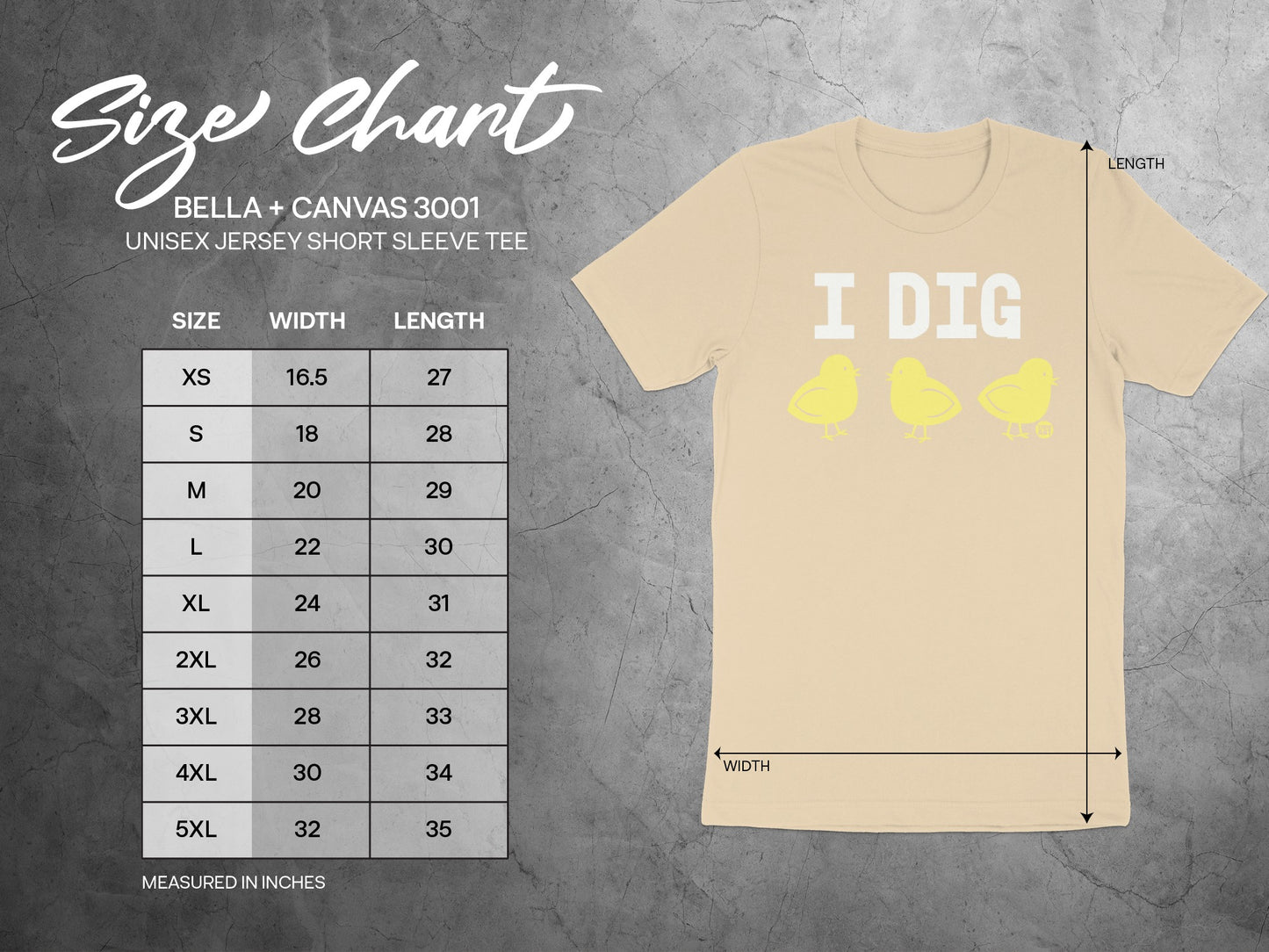 I DIG Cute Yellow Chicks Printed T-Shirt product