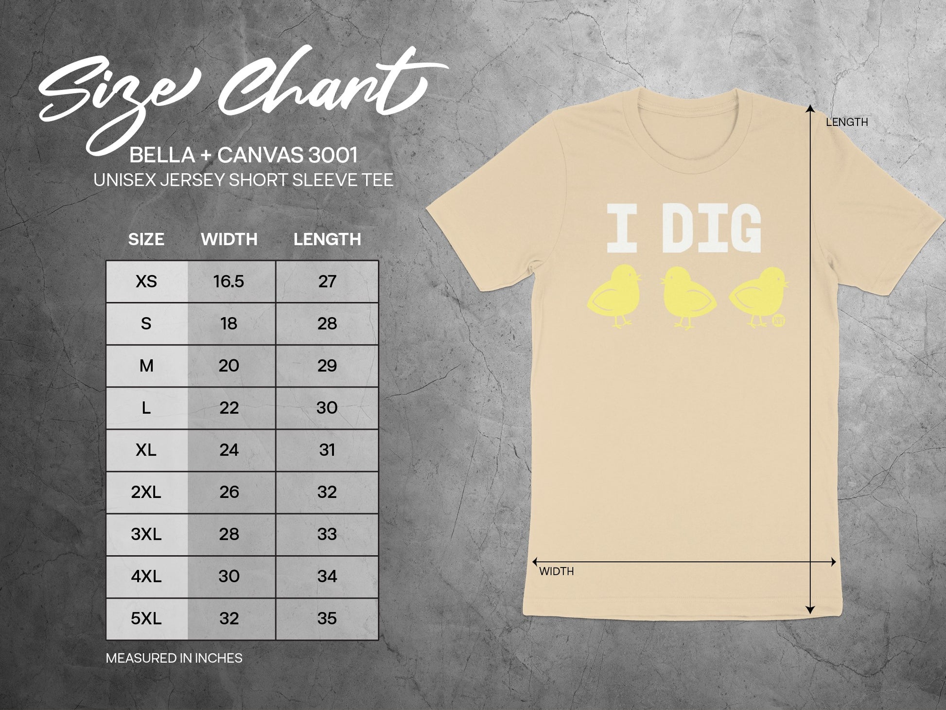I DIG Cute Yellow Chicks Printed T-Shirt product