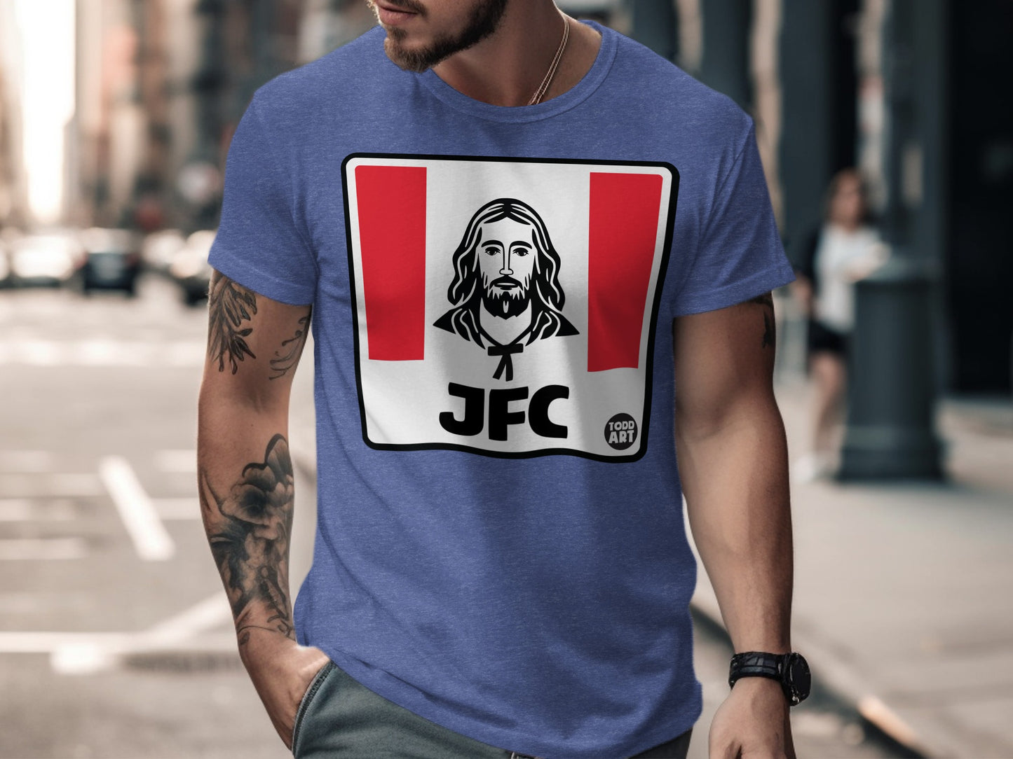 JFC Graphic Print Top Quality Casual T-shirt product