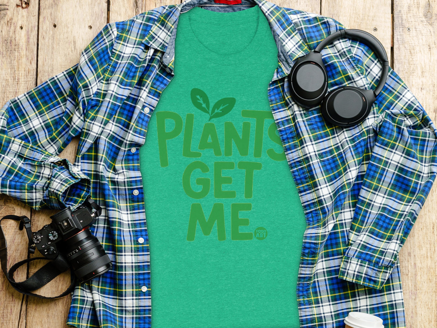 Plants Get Me Green T-shirt for Casual Wear