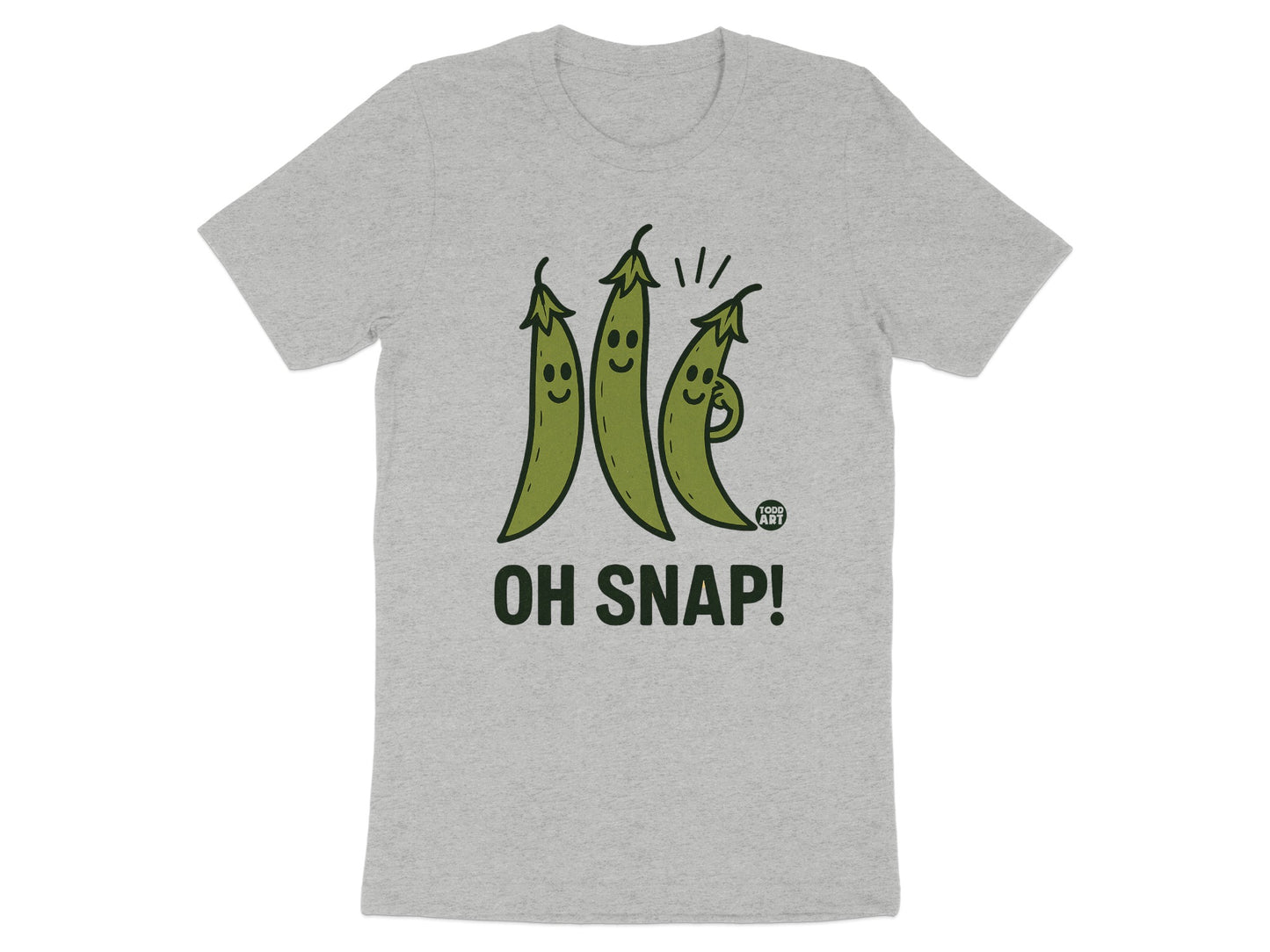 Fun Peas Oh Snap Graphic Tee for Casual Wear