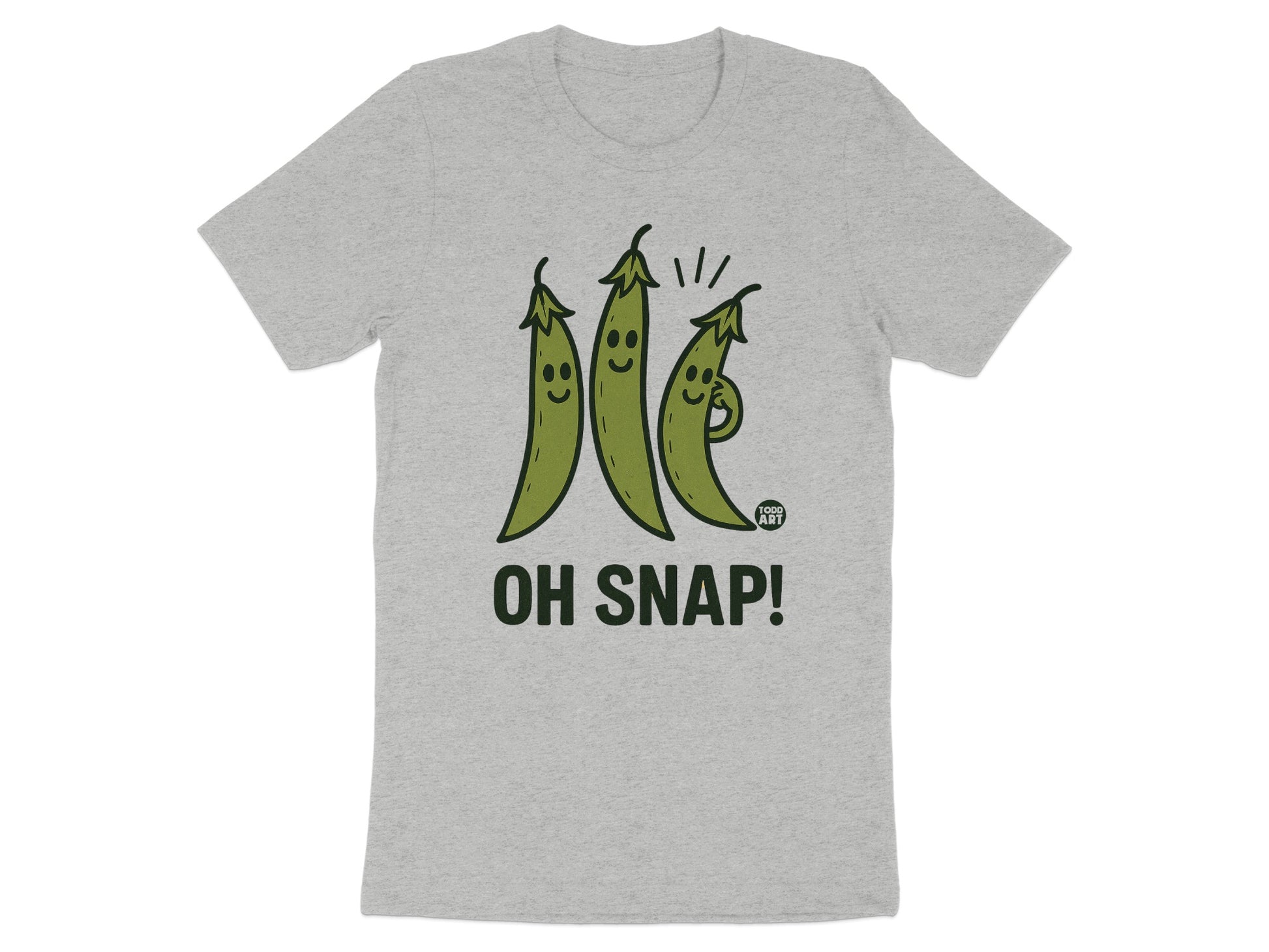 Fun Peas Oh Snap Graphic Tee for Casual Wear