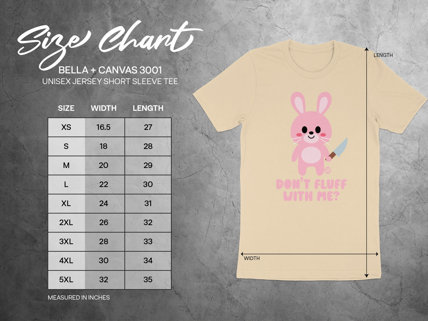 Pink Bunny Graphic Tee Don't Fluff With Me product