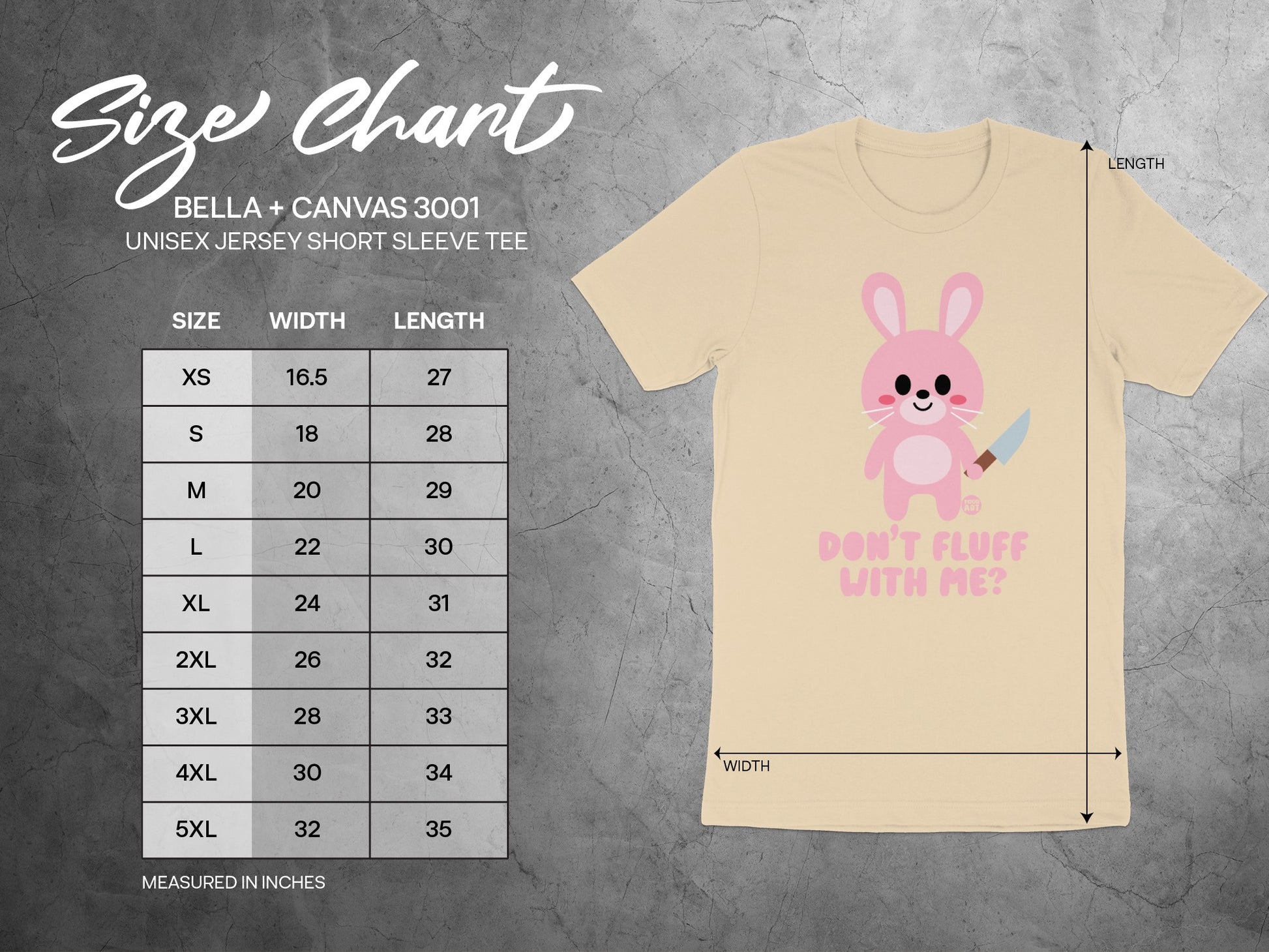 Pink Bunny Graphic Tee Don't Fluff With Me product