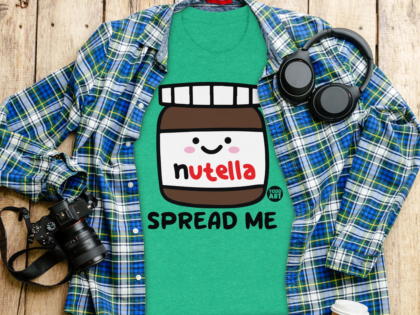 Nutella Spread Me Graphic T-Shirt fun product type