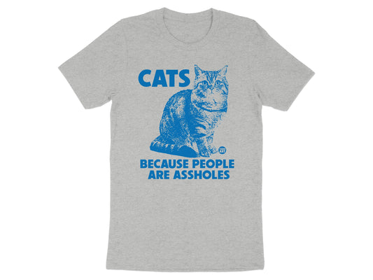 Cats Because People Are Assholes Graphic T-Shirt product
