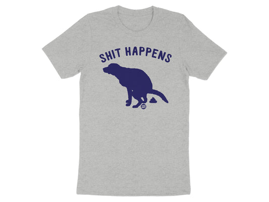 Shit Happens Dog Graphic Printed T-shirt product type