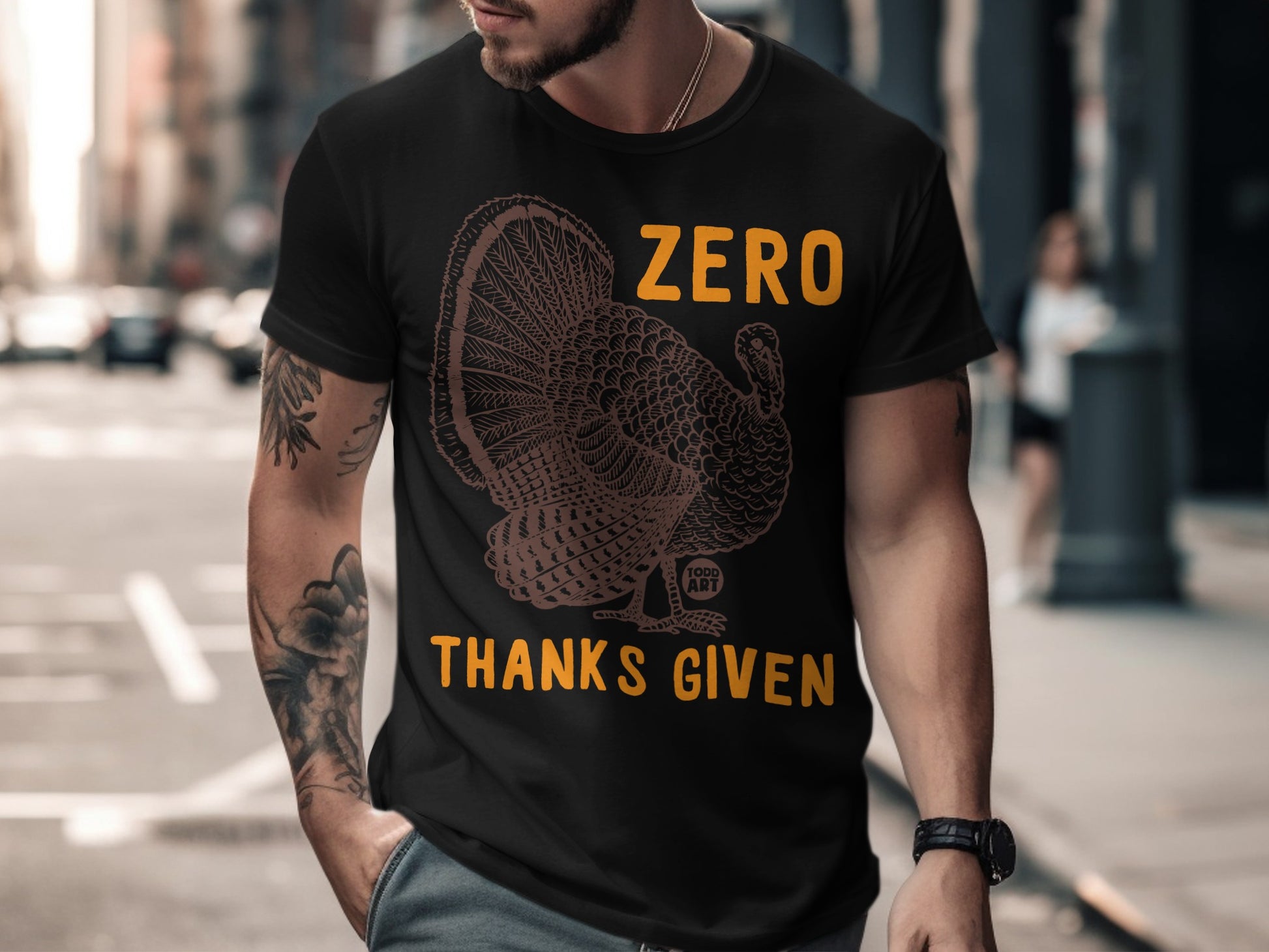 Zero Thanks Given Funny Thanksgiving Shirt