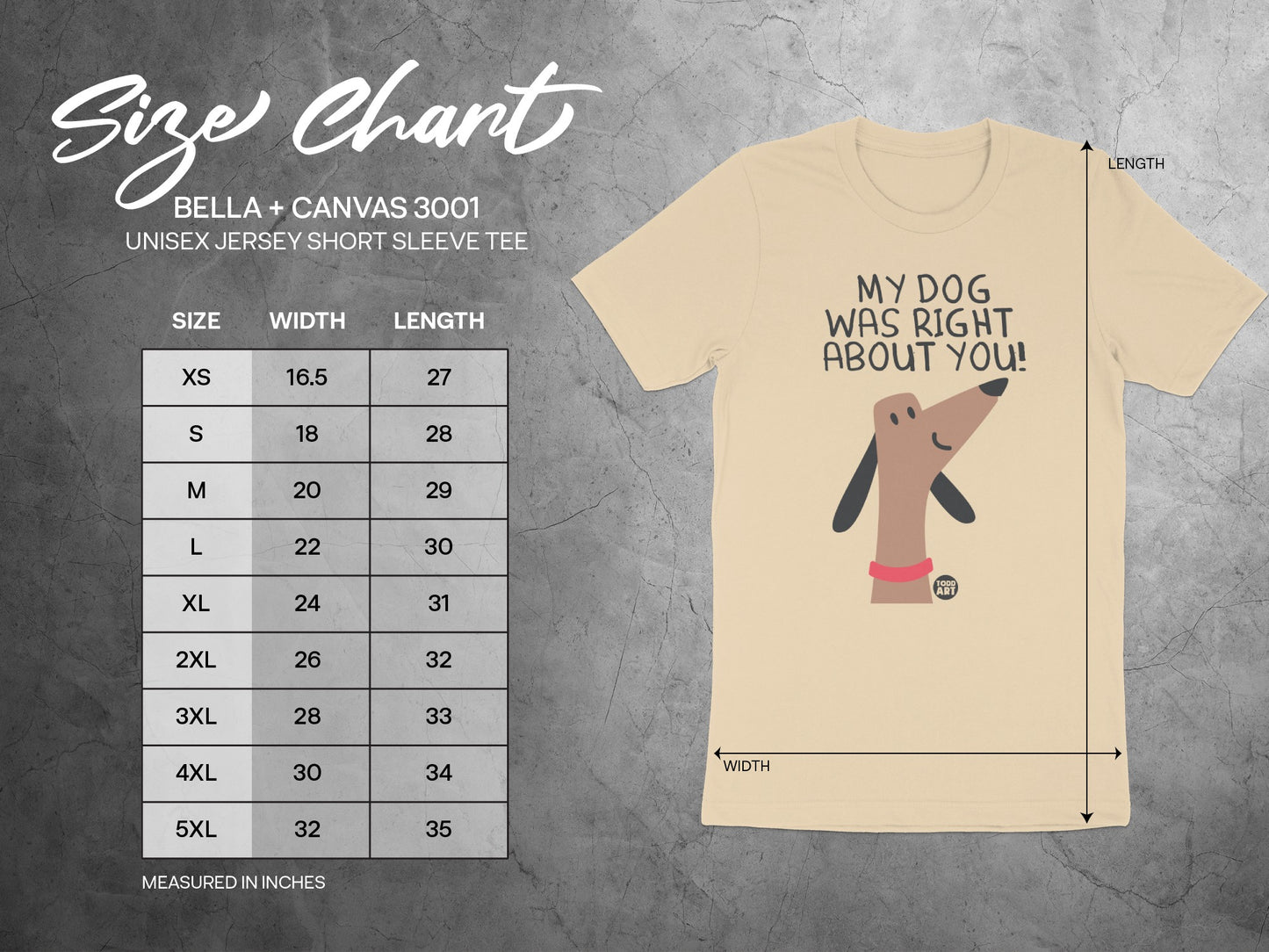 My Dog Was Right About You Unisex Jersey Short Sleeve Tee product