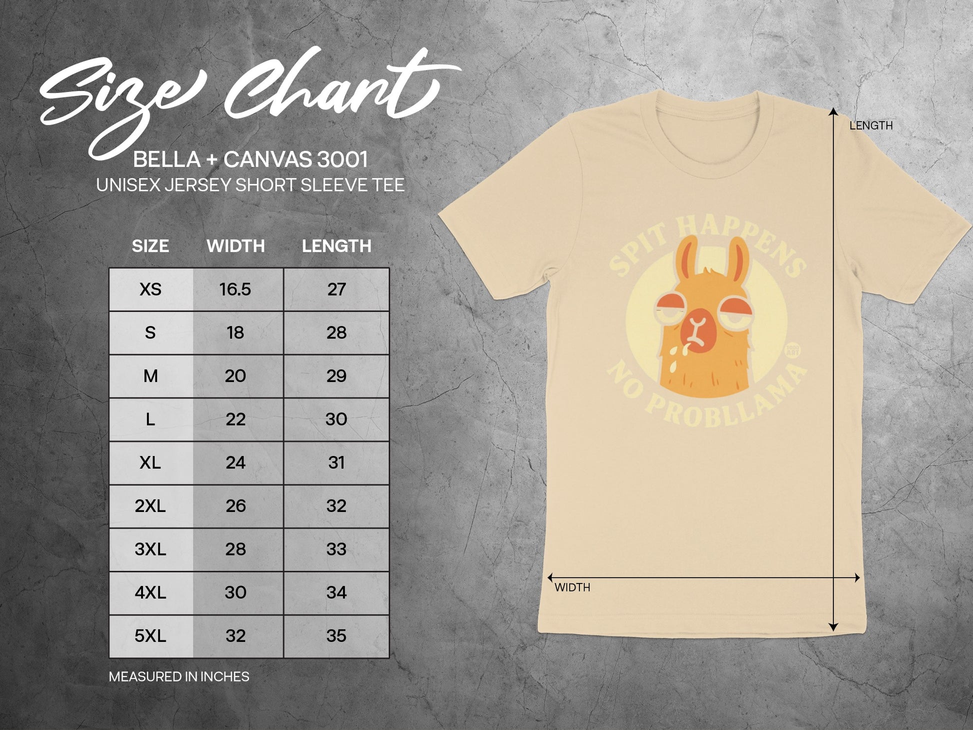 Spit Happens No Probllama Unisex Jersey Tee product