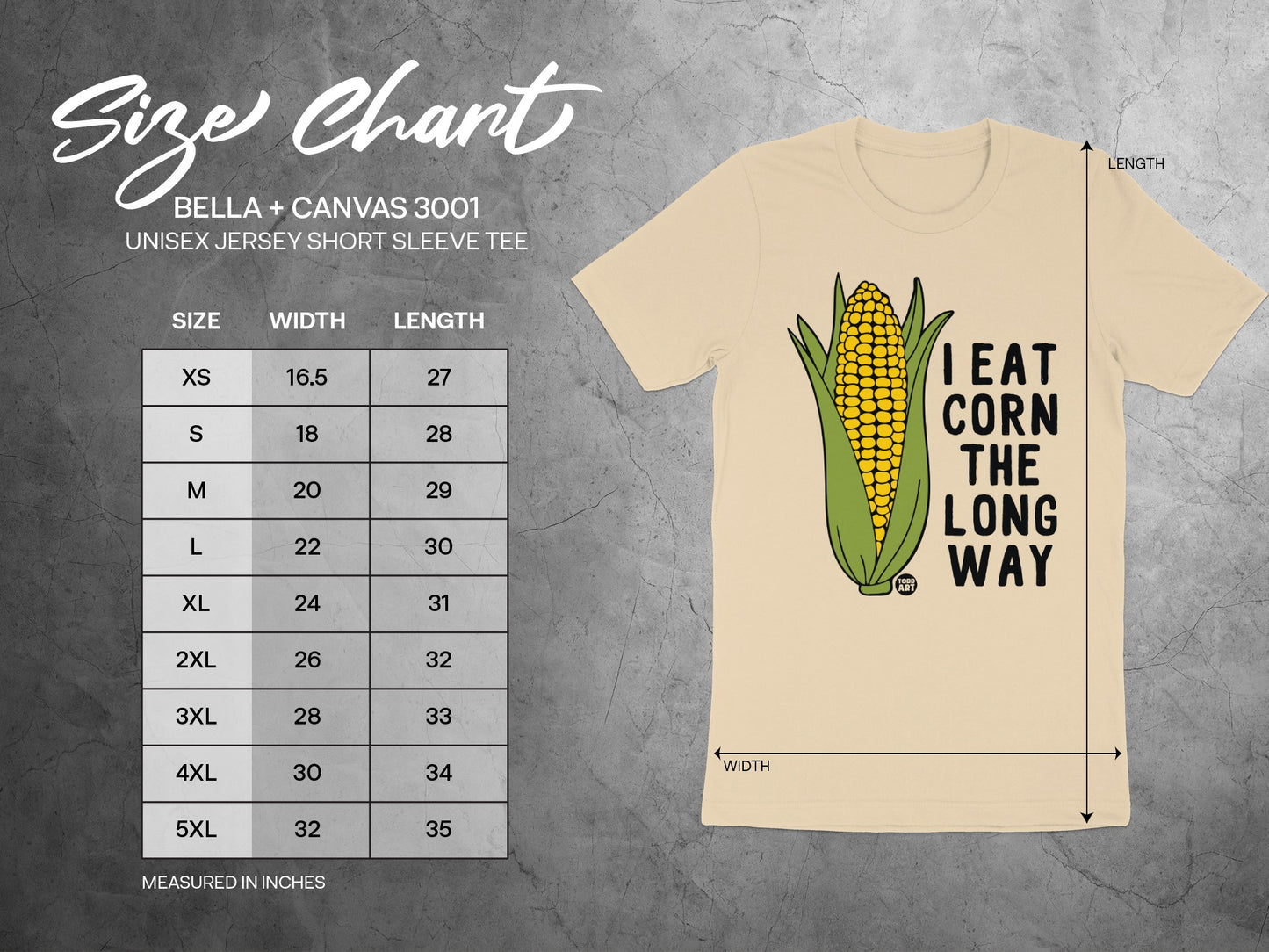 Graphic T-shirt I Eat Corn the Long Way Fun Design