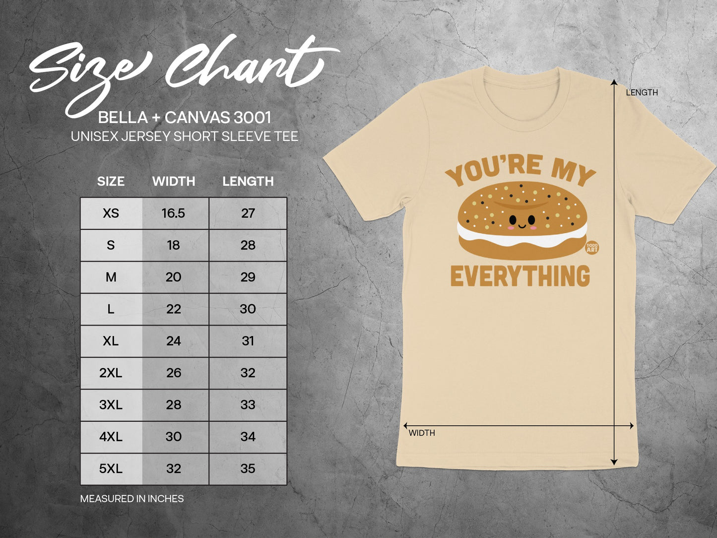 You're My Everything Bagel Design Shirt product