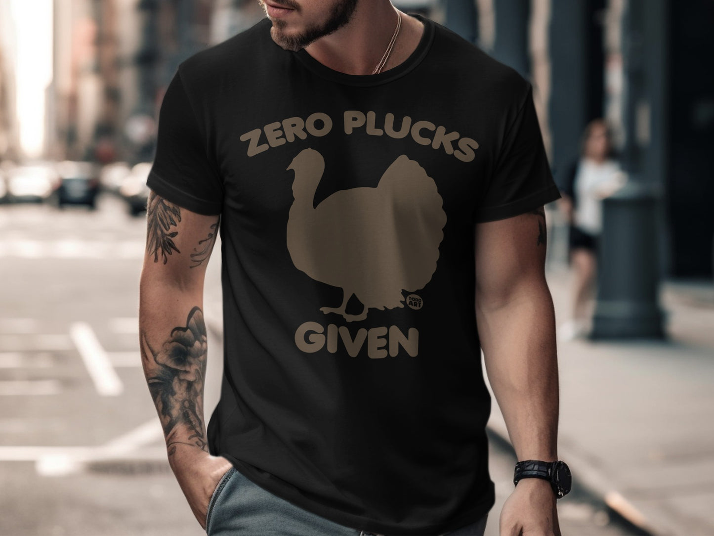 Zero Plucks Given Turkey Themed Shirt for Casual Wear