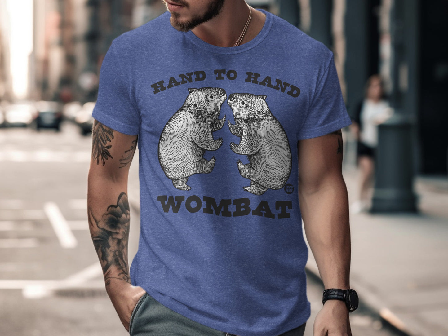 Hand to Hand Wombat Graphic Tee Shirt product