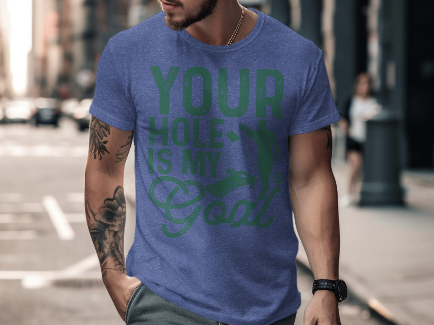 Your Hole Is My Goal Funny Graphic Tee product