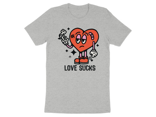 Love Sucks Heart Character T-Shirt