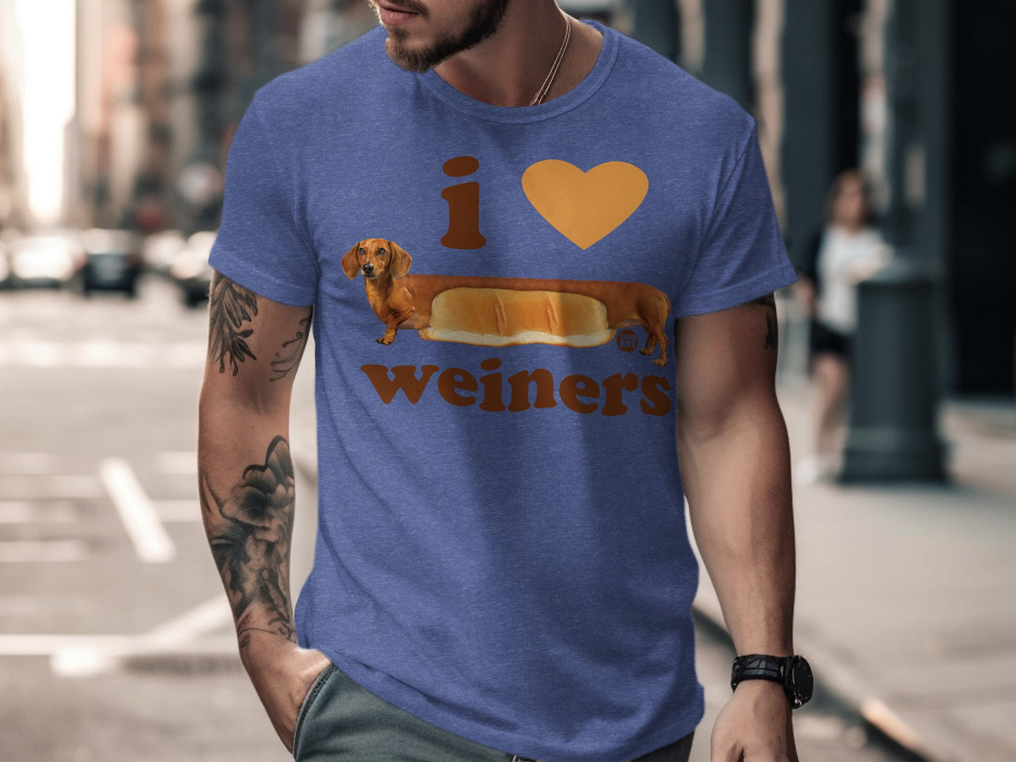 I Love Weiners Novelty Graphic Humor T-shirt product