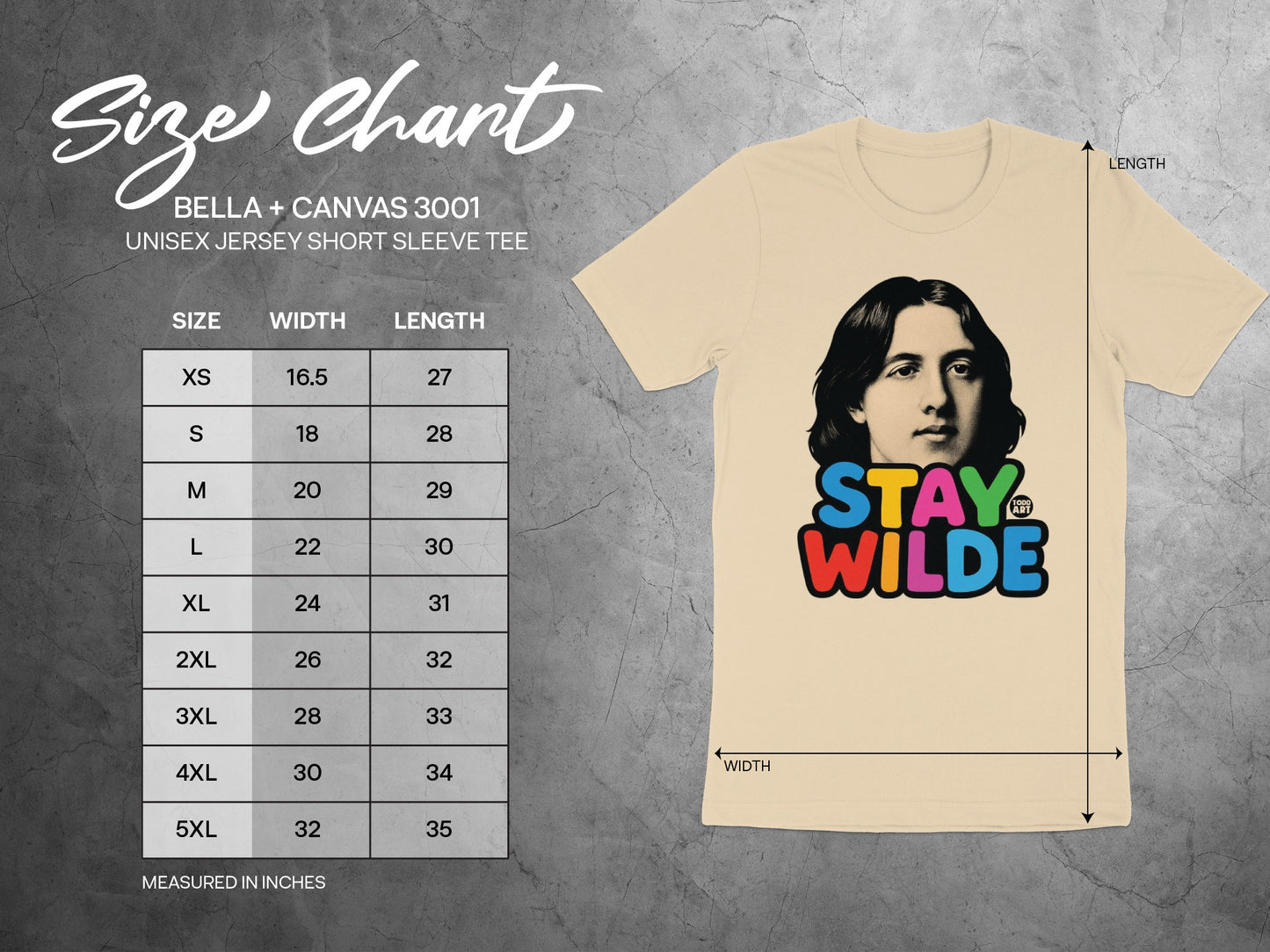 Stay Wilde Graphic Unisex Jersey Short Sleeve Tee product type