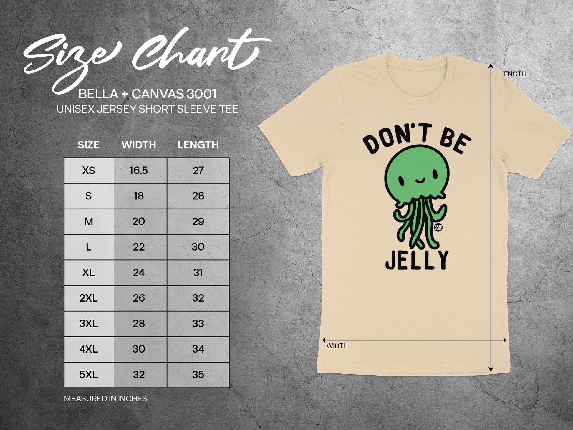 Don't Be Jelly Unisex Jersey Short Sleeve Tee product