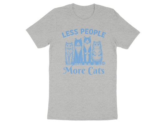 Less People More Cats Graphic T-Shirt product