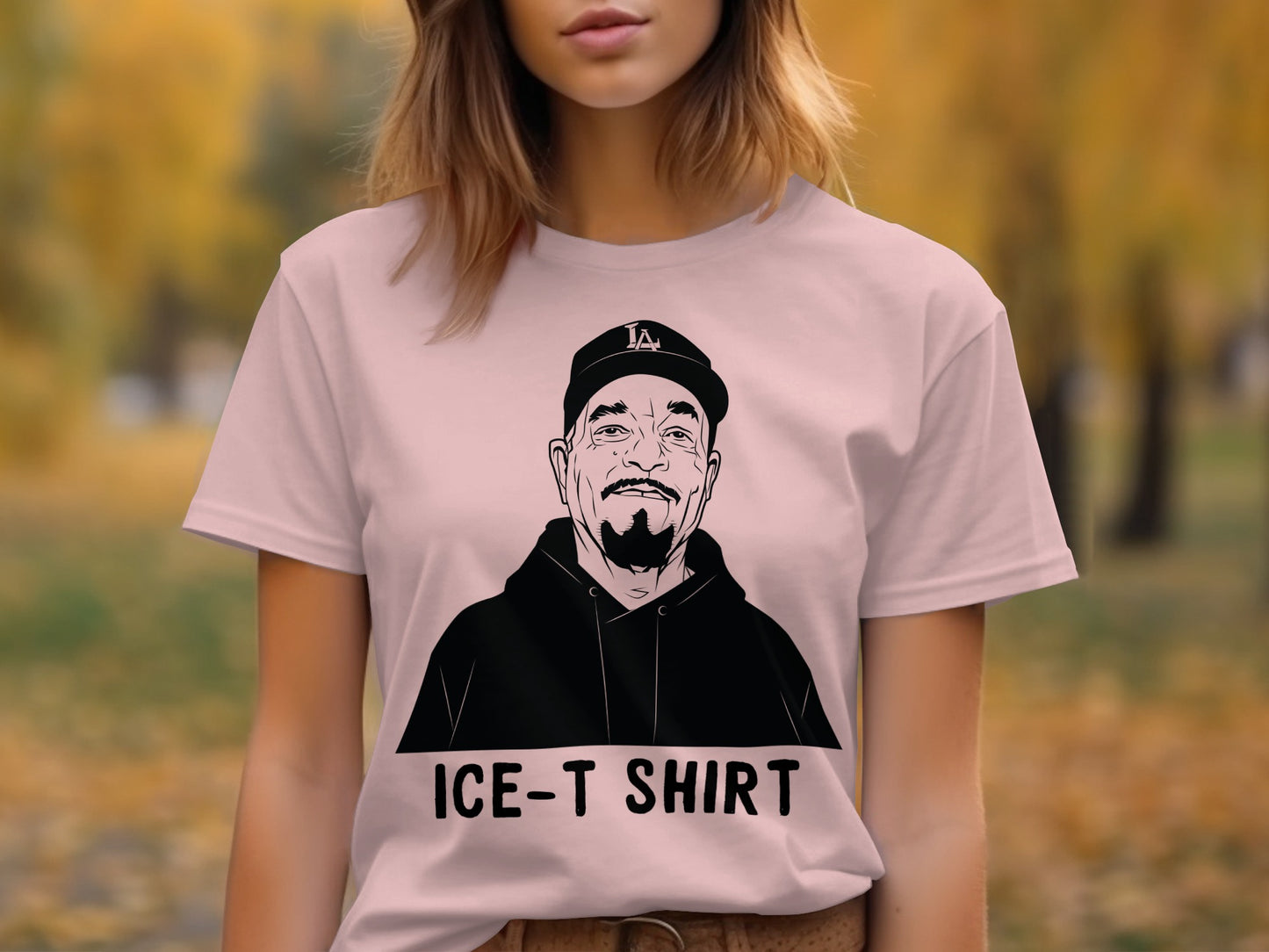 Ice-T Shirt Featuring Iconic Portrait Graphic