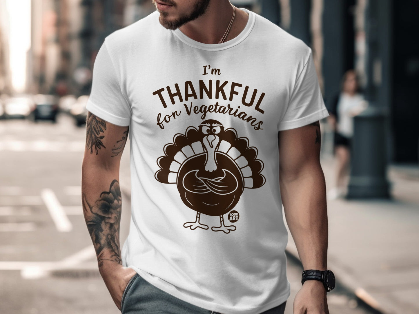 I'm Thankful for Vegetarians Turkey Graphic Tee
