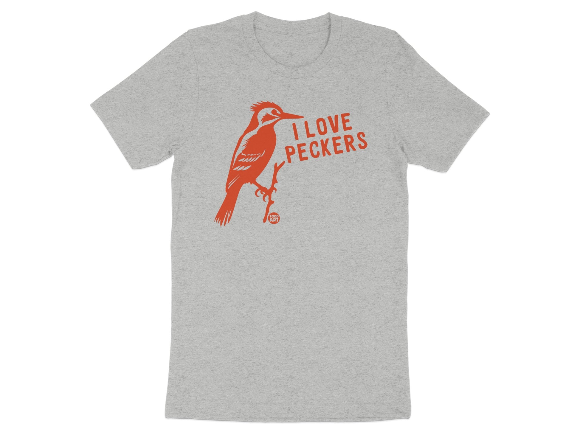 I Love Peckers Graphic Tee Shirt Novelty Product