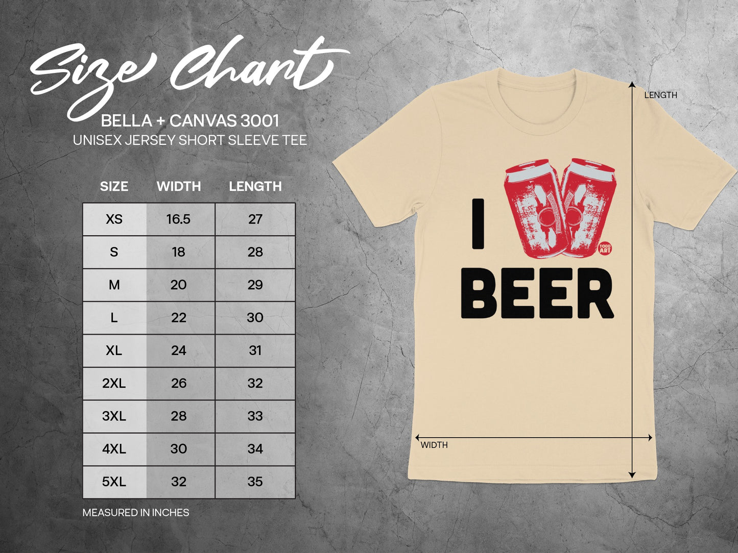 I Beer Fun Graphic Short Sleeve Tee product